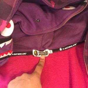 I am selling a BAPE hoodie it’s purple and it’s a 3xl
